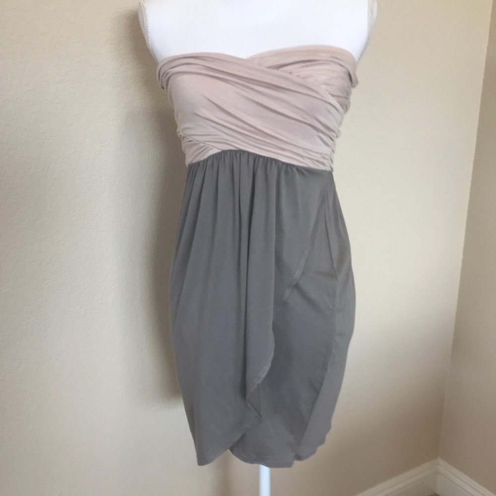Aqua Strapless Dress NWT